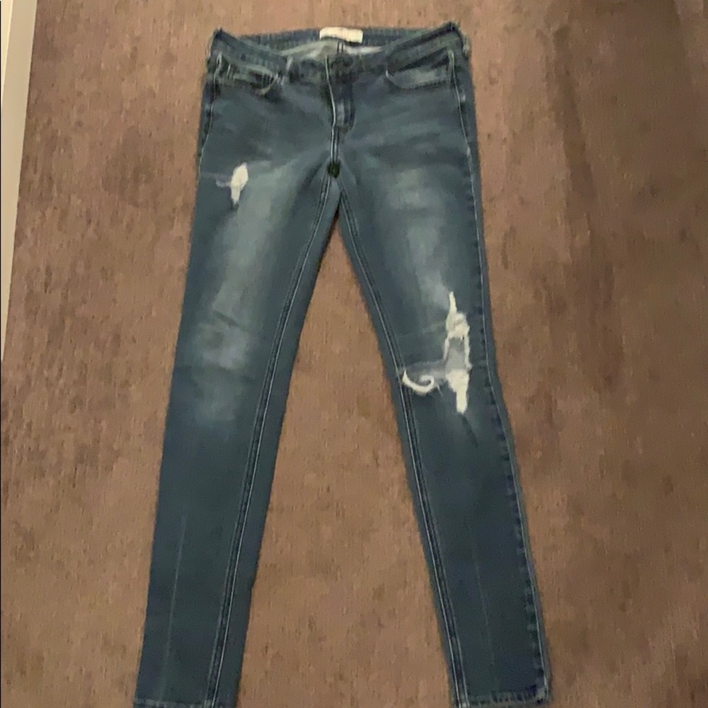 Hollister ripped jeans
